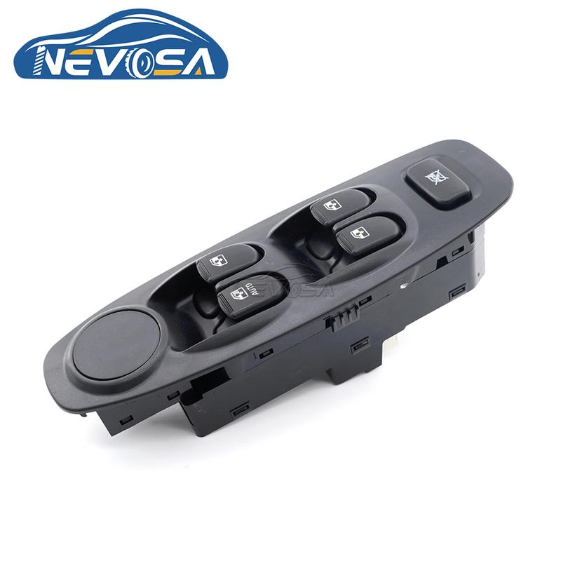 NEVOSA 93570-25300 LHD Front Left Master Power Window Switch Mirror Button For Hyundai Accent 2002 2003 2004 2005 2006 620W10270