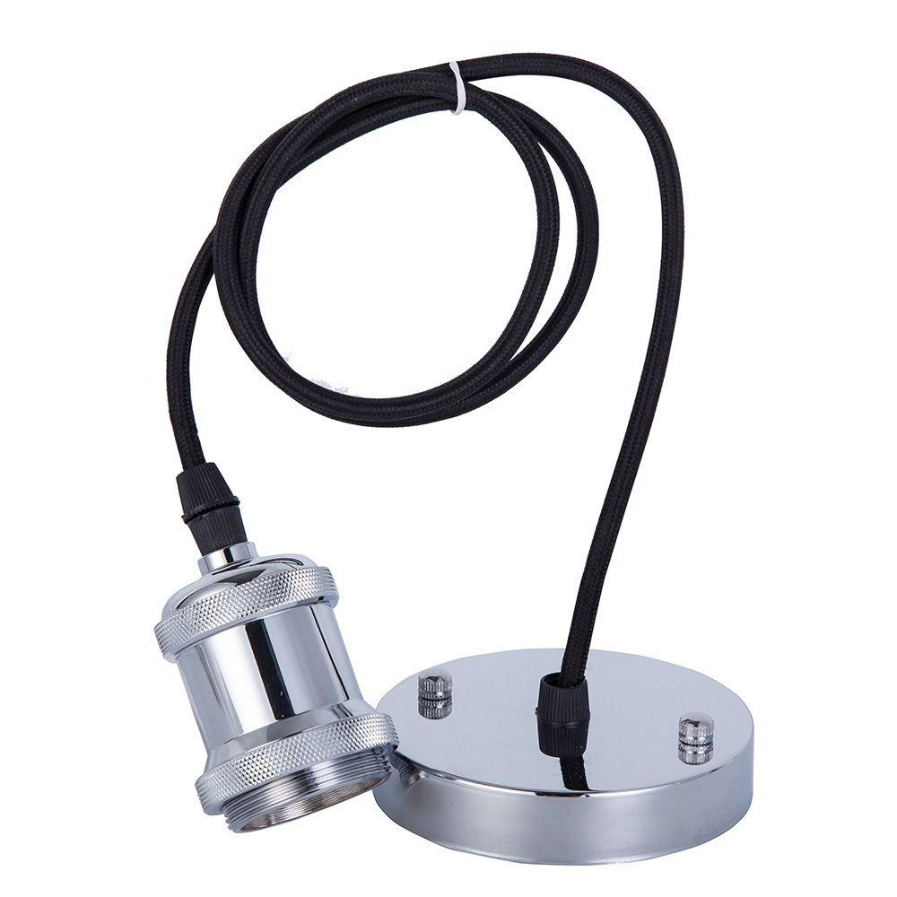 Socket Lamp Base Home Decoration Ceiling Light Bulb Holder Pendant Light Hanging Rose Lamp Fitting