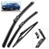 Para Peugeot 308SW T9 308 Station Wagon 2014-2020 2015 Limpa Para-brisas Dianteiro e Traseiro Lâminas do Limpa Para-brisas Escovas para Janela do Para-brisas 24"+18"+12\"