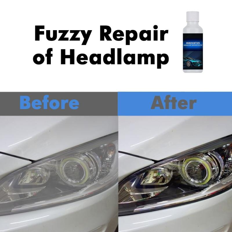 20 ml voiture phare réparation fluide rayure enlever remise à neuf revêtement oxydation réparation polissage voiture lumière réparation Agent