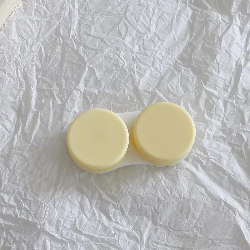 Mini Portable Contact Lens Case Eyes Contacts Care Container Box Contact Lenses Storage Box Color Contact Lens Box 1pcs