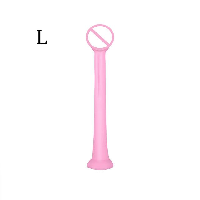 Long Butt Plug Liquid Silicone Anal Plug Big Dildos Stimulate Anus Suction Cup Soft Anal Dilator Penis Sex Toy Dick Sex Products