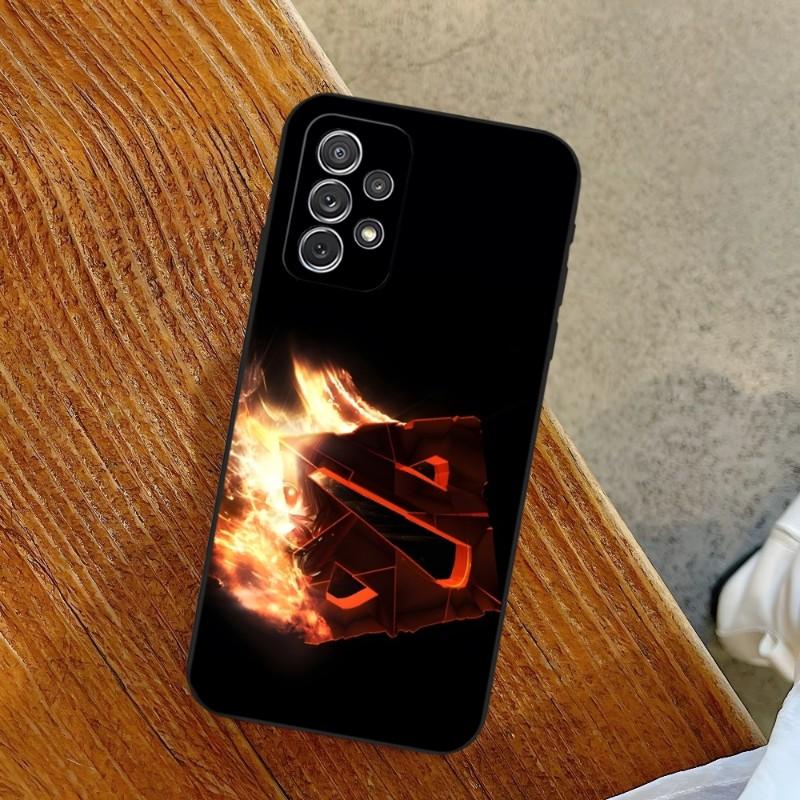 

Чехол для телефона с логотипом игры Dota 2 для Samsung A14 A53 A52 A73 A32 A54 A33 A13 A21 A34 A71 A31 A22 A50 A20 A40 A23 Задняя крышка Samsung A10