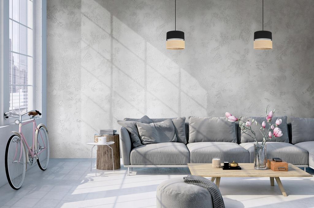 Hanging Lamp, Ceiling Chandelier, Lampshade 20Cm, Black