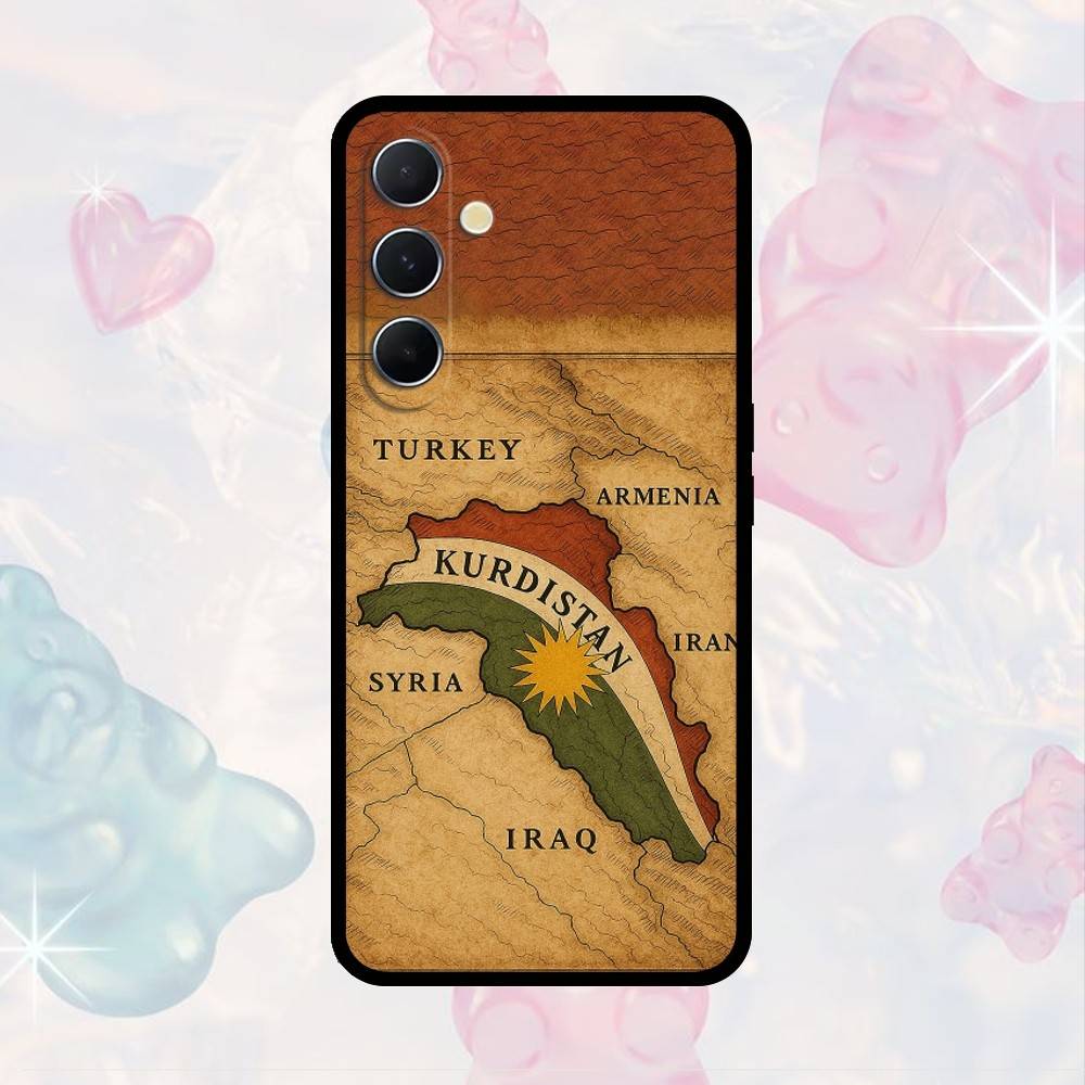 

AAA Kurdistan Flag Art Phone Case For Samsung S25,S24,S21,S22,S23,S30,Ultra,S20,Plus,Fe,Note,10,9,5G Black Cover Samsung S23ULTRA5G