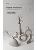 Minimalist Wabi-Sabi Ceramic Vase - Modern Abstract Art Design for Home Decor