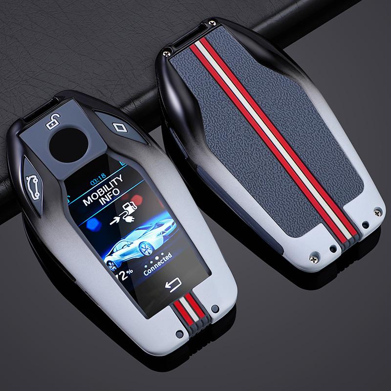 Zinc Alloy Car Key Case Cover Shell Fob For BMW G05 X5 G30 G12 G11 G32 G31 5 7 Series I8 I12 I15 G01 X3 G02 G07 Car Accessories