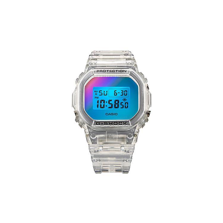 

Casio G-Shock Neon Series Retro Classic Square Quartz Watch Men watches Blue DW-5600SRS-7PR Regular Watch Box,No Gift Box Version