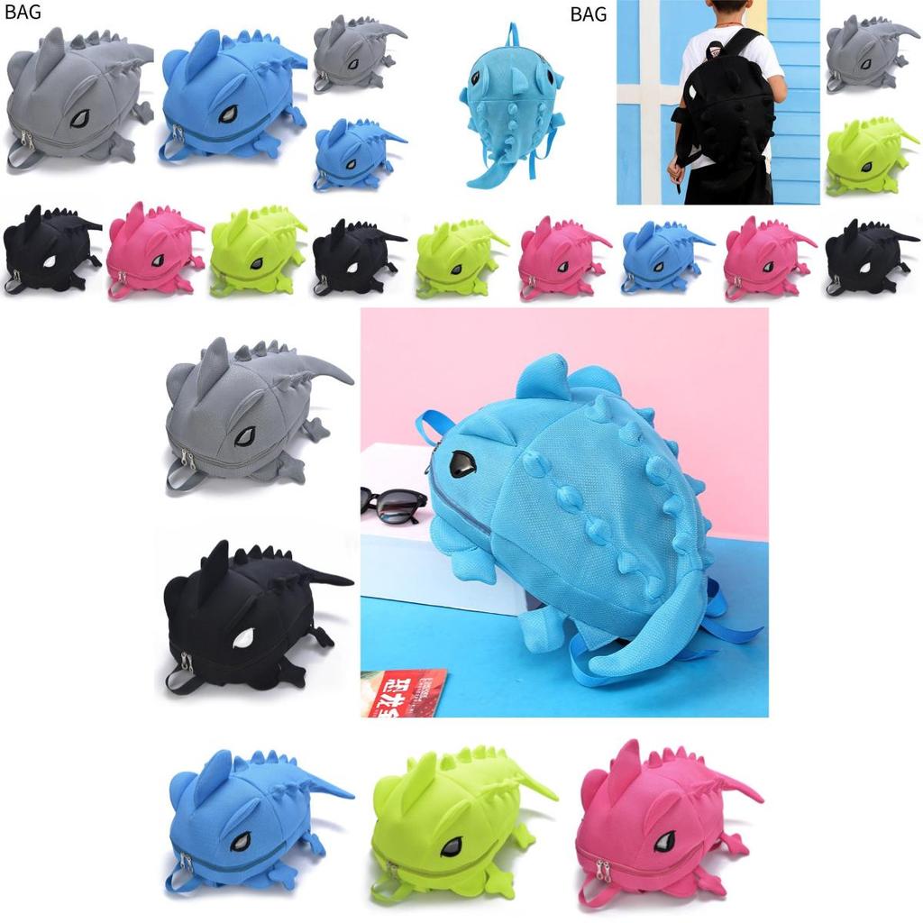 Colorful Chameleon School Backpack For Kids