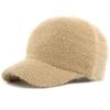 HT4928 Baseballkappe Gestrickte Weiche Kaninchenfellmütze Herbst Wintermütze für Männer Frauen Verstellbare Snapback-Kappe Männlich Weiblich Baseballmütze