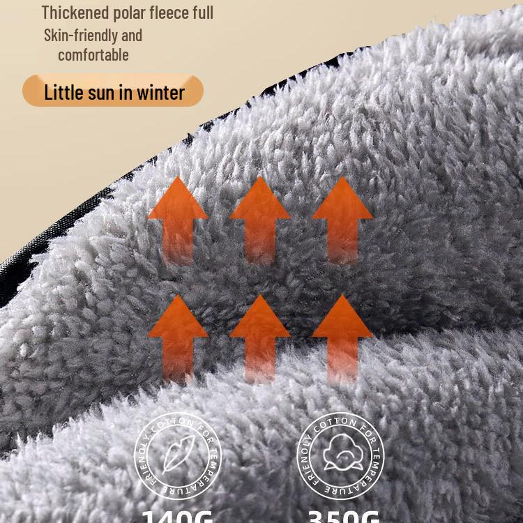 Universal Electric Vehicle Windshield - All-Season, Thick Fleece, Windproof, Waterproof, for Motorcycles