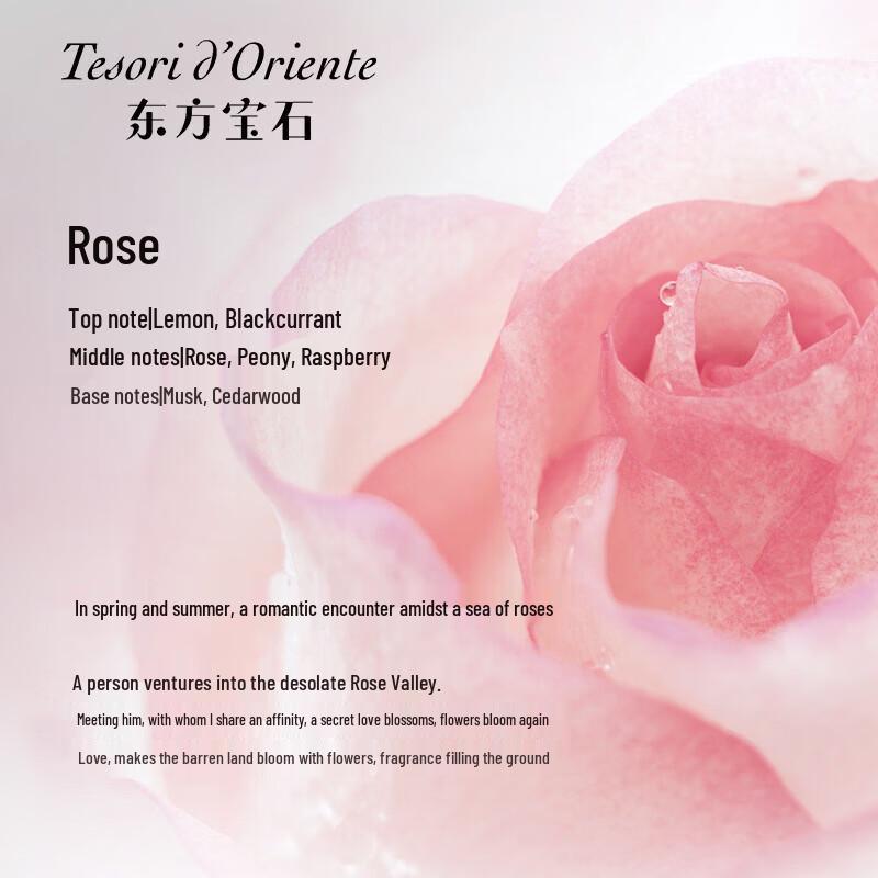 Tesori D'oriente Rose Scented Shower Gel