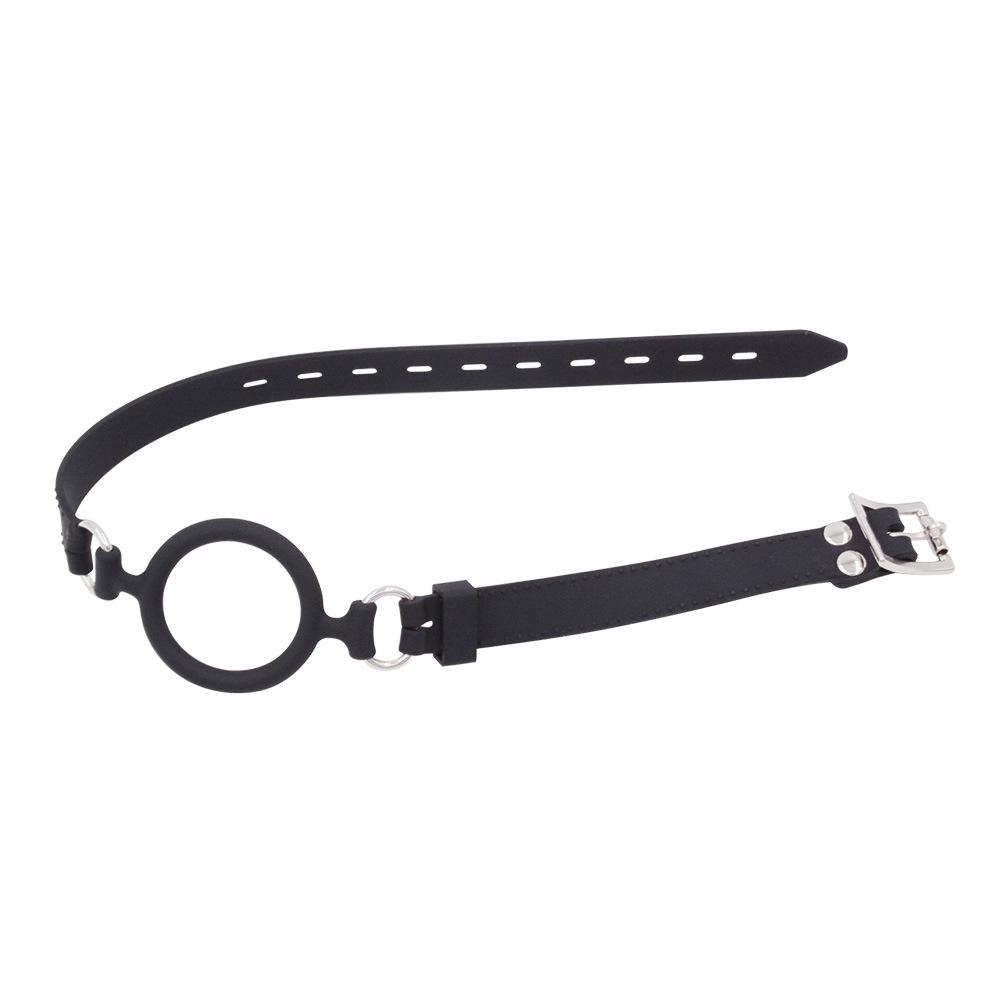 Silicone Mouth Gag Ring for Deep Throat Training and Restraint