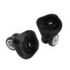 1Pair Durable PVC Luggage Wheel Replacement Black Swivel Casters Suitcase Wheel Trolley Wheels Luggage Repair