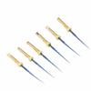 6pz Lime Canalari Endodontiche F1 Metallo Elastico Portatile Inossidabile Set Lime Endodontiche Dorato 0,98 pollici