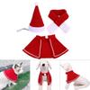 Christmas Party Santa Hat&Cloak&Scarf Set for Dog Cat Dress up Supplies Pet Hat