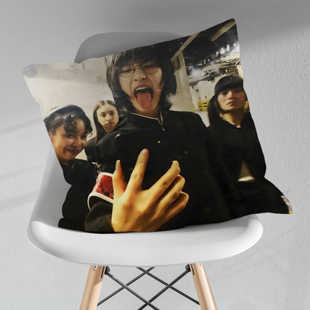 Band AAtarashii GGakko Throw Pillow Case Living Room Sofa Cushion Cover For Home Bedroom Decoration Protector