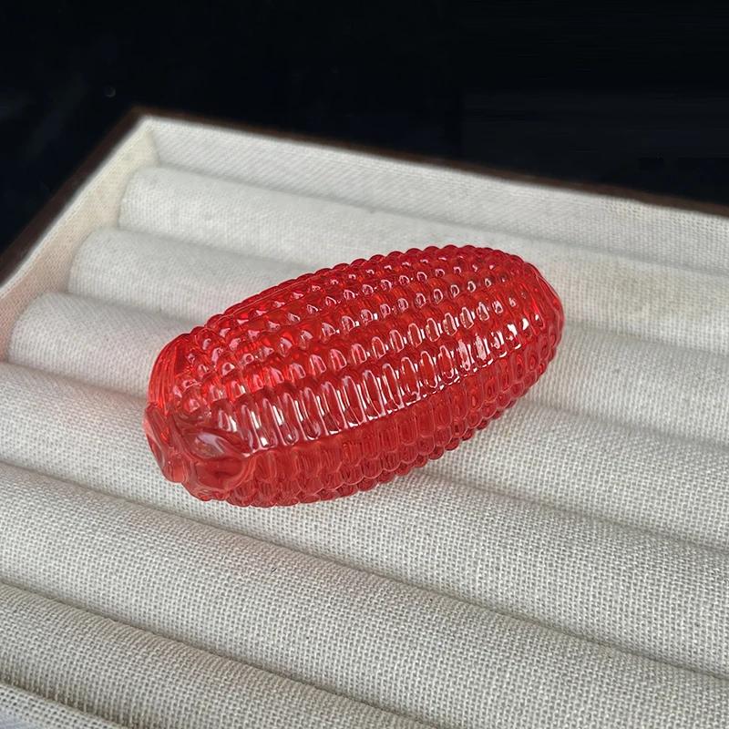 Kryształowy Realistyczny Sztuczny Kukurydza DIY Fałszywe Warzywo Symulacja Jedzenia Dekoracja Imprezowa Rekwizyt Fotograficzny Dekoracja Domu Restauracji