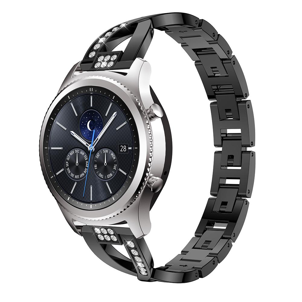 Bracelet Starp For Samsung Gear S3 WatchBand For Garmin Venu 3 2 Vivoactive4 Replacement smart wristband stainless steel Crystal