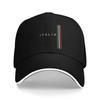 Personalisierte Italien Flagge Baseballkappe Hip Hop Unisex Verstellbar Italienischer Stolzer Papa Hut Frühling Snapback Kappen