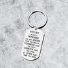 And Brother Trendy Sister Remember You Are Brave Titanium Steel Key Chain