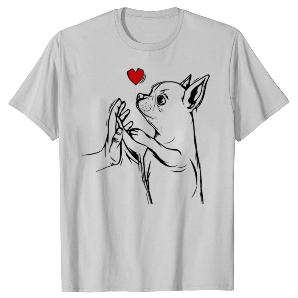 Vtipná grafická trička pro milovníky čivav Pánská Dámská móda Ležérní tričko 100% bavlna Volné Oversized tričko