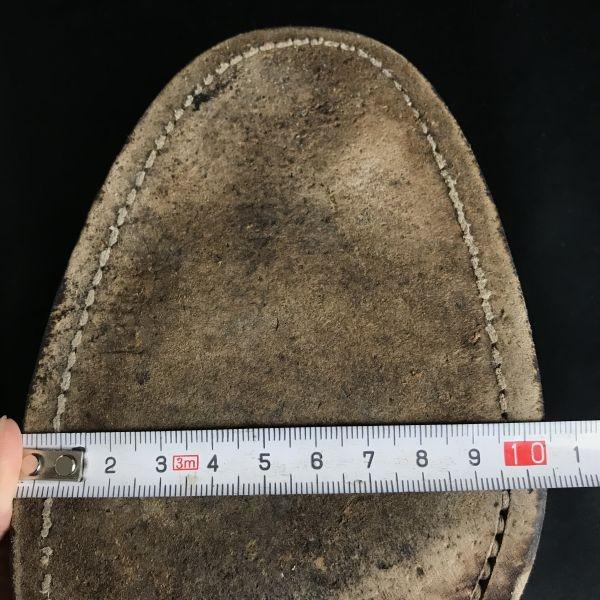 Tod's Italy Vintage Nubuck Leather Full Brogue Wingtip 6 24.5-25.0 Beige Dress Shoes(USED)