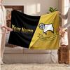 Derby County Personalisierte Fleecedecke Mit Fußballlogo, Individueller Name Text Weiche Warme Wohndecke