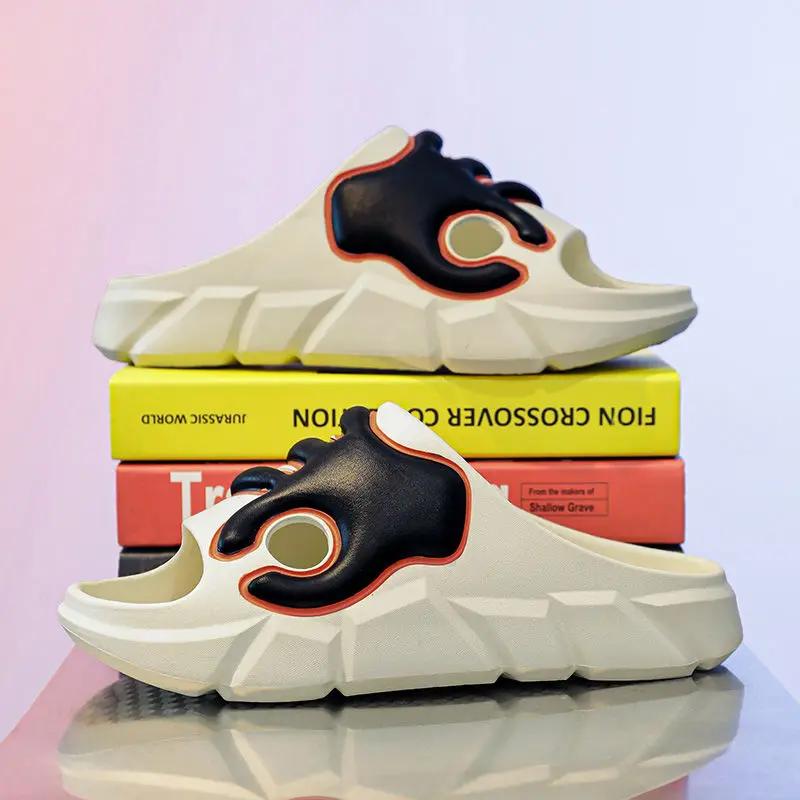 Fashion Soft Slippers for Men Beach Sabot Shoes Cheap Liquidation Comfortable Trend 2025 Adult Low Price Y2k Mascullino Fun Sandals Man