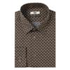 Daks Men S Geometric Pattern Contemporary Fit Long Sleeve Shirt dma1Shdl281w1