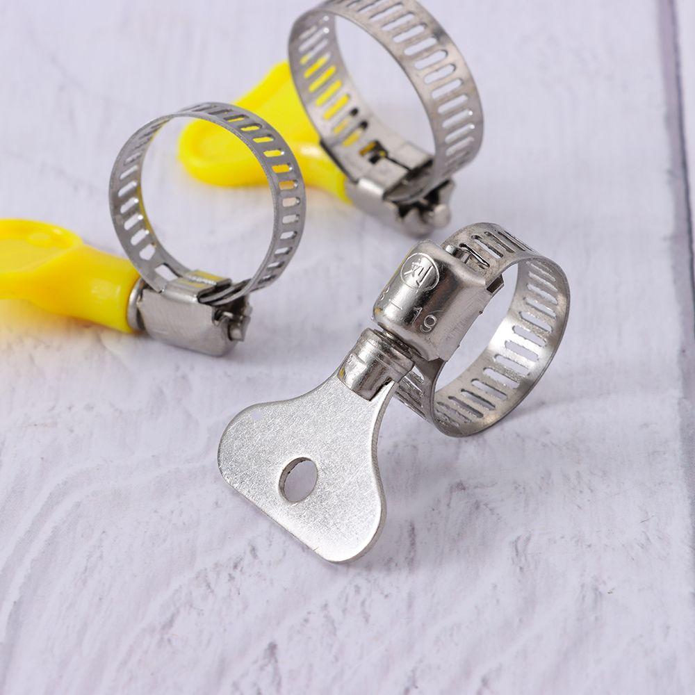 

5Pcs Stainless Steel Hose Clamps T Bolt Pipe Clip Circular Air water Pipe Fuel Hose Clips of Water Pipe Fasteners Clamps 13-19mm-1