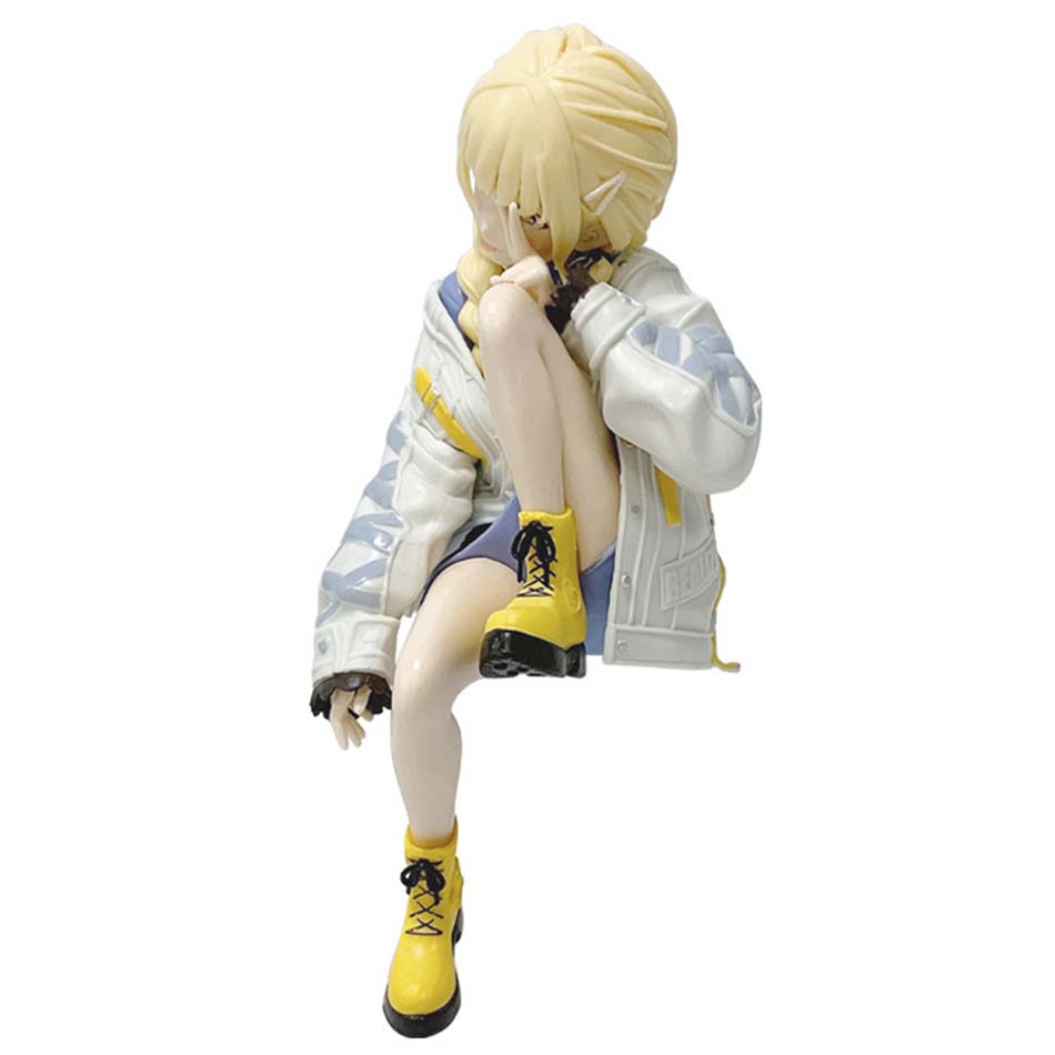 22CM Anime Game Cyberpunk: Edgerunners Lucy Figure Standing Anime Model Toy Gift Collection Aciton Figure PVC