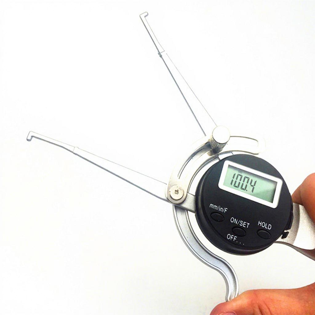 12.7-165mm Inside Caliper Spring Loaded Electronic Digital LCD External Inside Caliper ID Digital Electronic Gauge Caliper 12.7-165mm