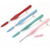 Pack Of 4 Punching Needle Embroidery Pen 2.5/3/3.5/5.0mm Needle Head for Beginner Hobbyists Embroidery Stitching Craft