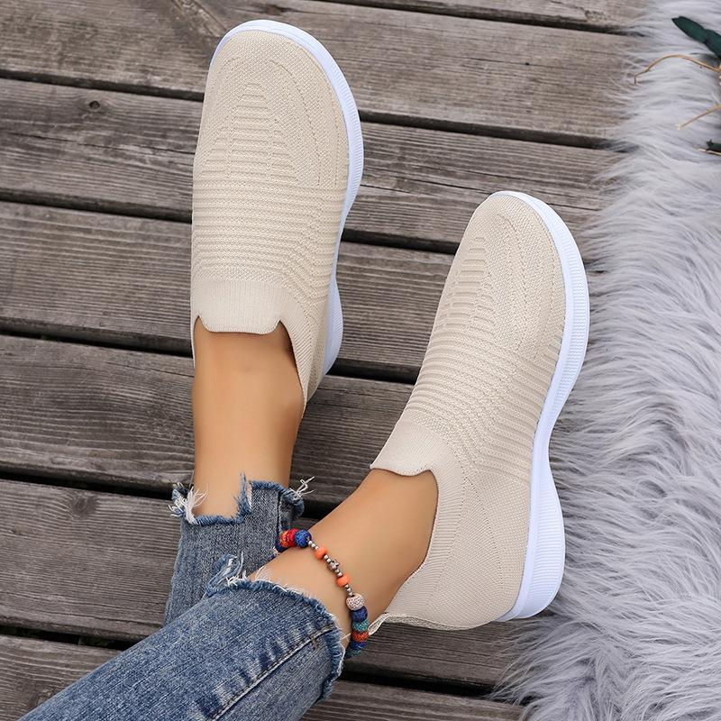 

Женские туфли носки туфли дышащие вязаные ленивые туфли на одной педали повседневные туфли женский размер 43 43