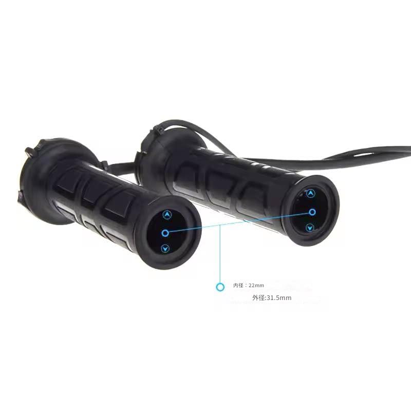 Zmart Universal Motorcycle 22mm Hand Molded ATV Temperature Heated Handlebar Temperature Winter Handle Hand Motorcycle Accessories Warmers, Grips,