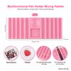 Nail Art Palette Pen Holder Desktop Storage Rack Nail Mold Tray Glue Mixing Pen Holder Color Palette Manicure Tools