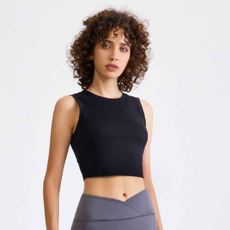 

Sports Intimates Women s High Strength Shockproof Push-up Running Workout Bra Outer Wear Chest Pad Push-up Yoga Vest L Black