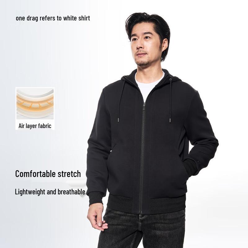 

Muzhibai Men s Hooded Cardigan Sweatshirt 4XL