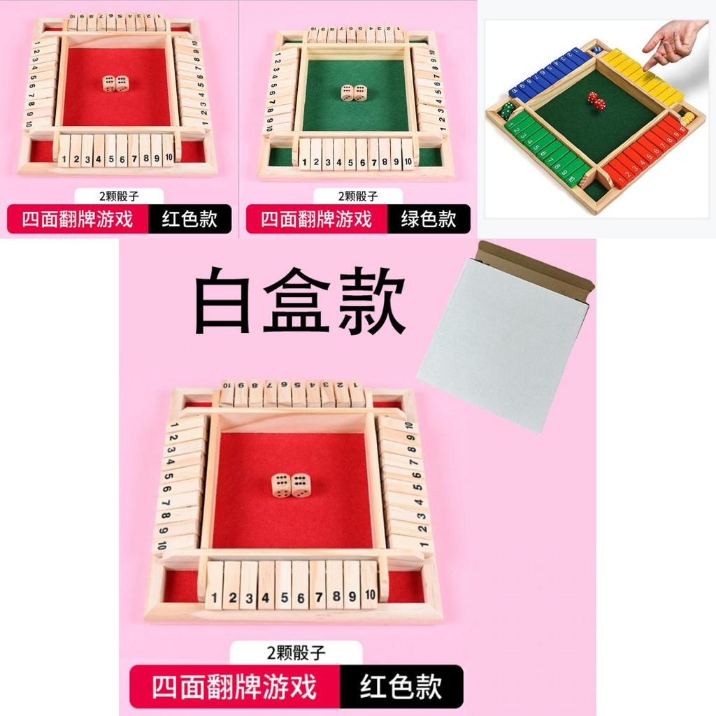 Wooden Educational Dice Game For Kids With Interactive Play And Parentchild Bonding