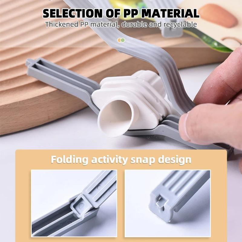 Schraubverschluss-Verschlussklammer Gewürzmilchpulver Salzbeutel-Verschlussklammer Snack-Lebensmittelkonservierungspaket-Aufbewahrungsklammer Küchenzubehör