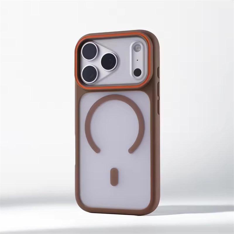 Luxury Matte Translucent For Magsafe Case For iPhone 17 16 Pro Max 15 14 Plus 13 12 11 Magnetic Wireless Charging Shockproof Cover