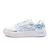 Li Ning Floating Boat Cushioning Lightweight Height Increasing Low Top Skateboard Shoes Unisex White Blue AGCS419-1(team888-)