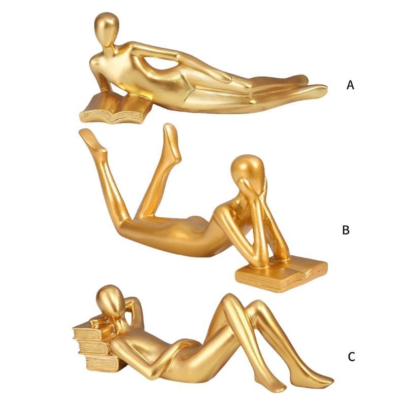 Resin Statue Of Abstract Figurines Art Mini Woman Sculpture Home Office