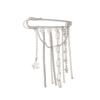 Ins Metal Chain Adjustable Short Waist Chain, Fashion Minimalist Star Tassel Lapel Pin For Women