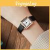 Gedi Studentische Vintage Quadratische Armbanduhr Mit Quarzwerk Für Damen