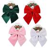 Velvet Christmas Bow Decoration for DIY Pendants & Window Displays