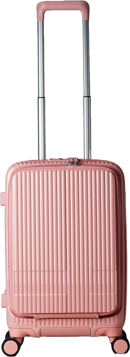 

Innovator Front-Opening Suitcase [38L] Carry-on 3.3kg, Peach