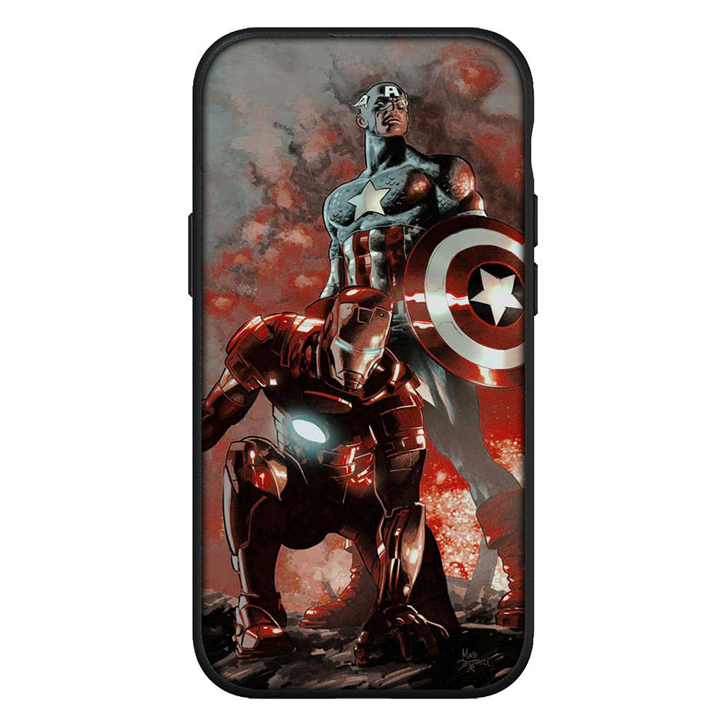 Cover for iPhone 16 15 Xiaomi Redmi Note 14 13 12 11 Pro Max X 8 9 16e Samsung Galaxy S25 S24 S23 Moto G85 14C OPPO Huawei Iron Man Ironman Phone Case