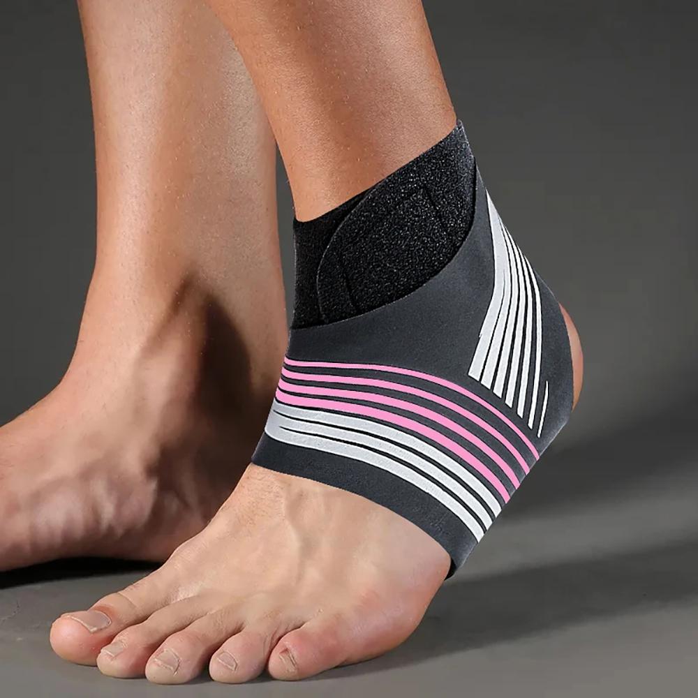 

Durable And Safe 1 Pc Adjustable Compression Ankle Support Men & Women Strong Ankle Brace Sports Protection M
